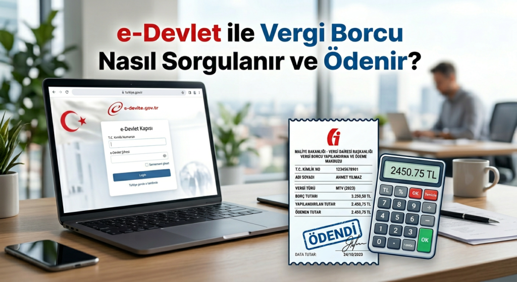 e-devletten vergi borc sorgulama ve odeme rehberi