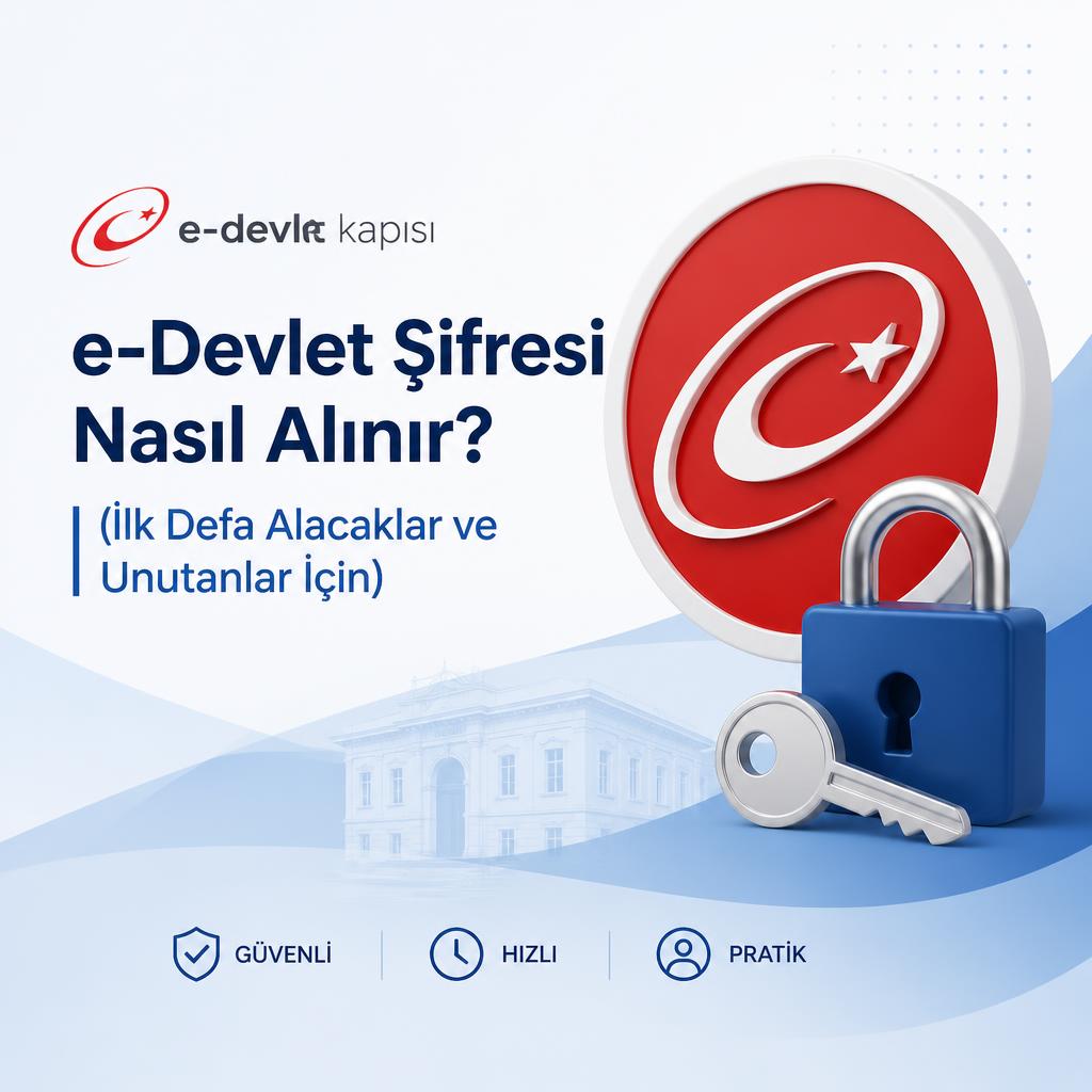 e-devlet şifresi nasıl alınır ve yenilenir resimli rehberi