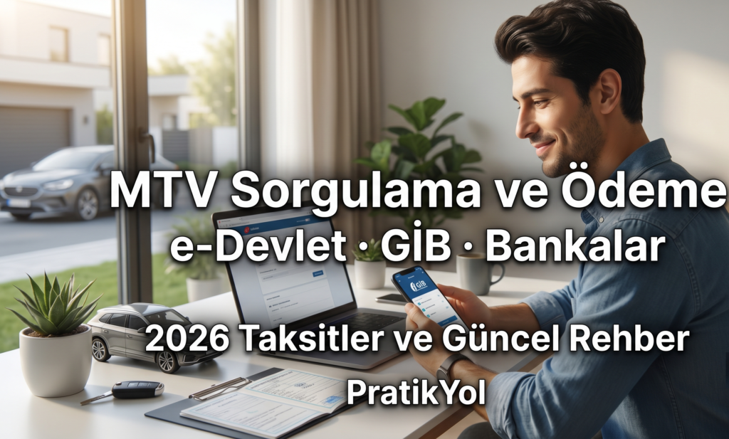 MTV Sorgulama ve Ödeme 2026: Plaka ile Borç Öğrenme ve Online Ödeme Rehberi