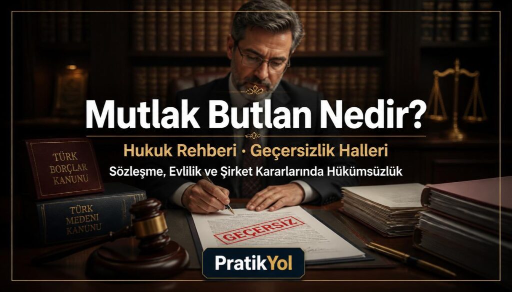 mutlak butlan nedir?