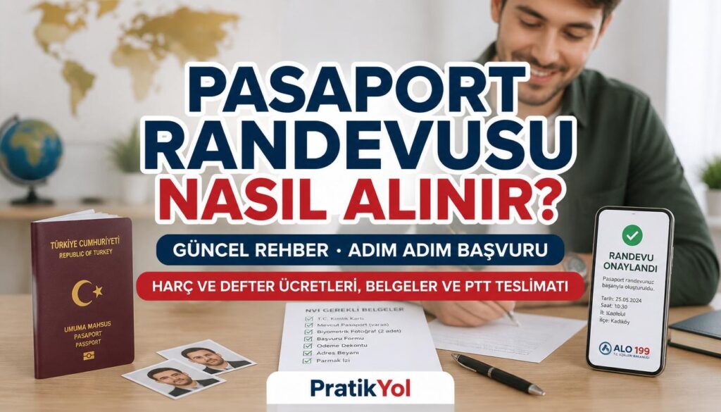 pasaport randevusu nerden alınır nasıl alınır
