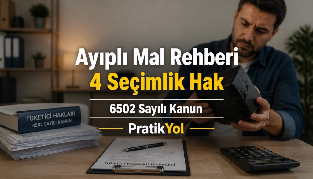 Ayıplı mal nedir - 4 seçimlik hak ve tüketici hakları rehberi 2026