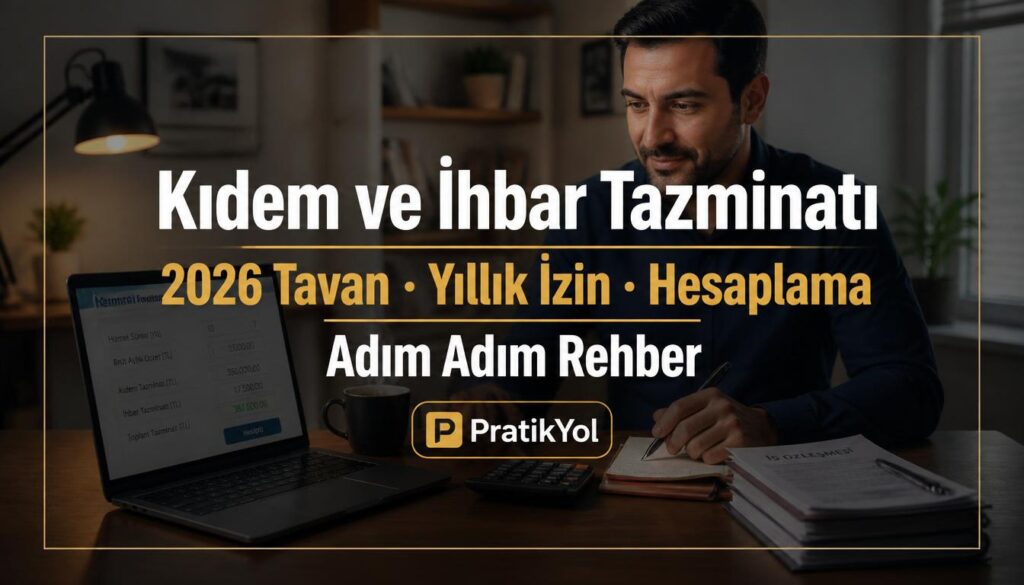 Kıdem ihbar tazminatı hesaplama 2026 tavan rehberi