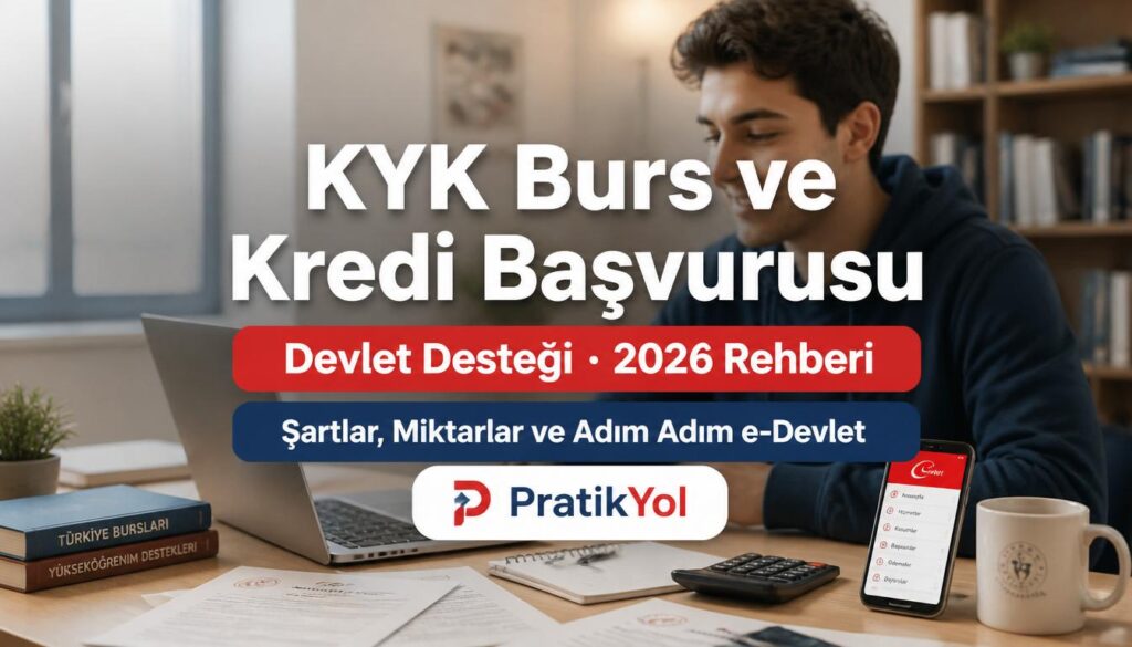 kyk burs ve kredi başvuru devlet desteği şartlar miktraelr e devlet