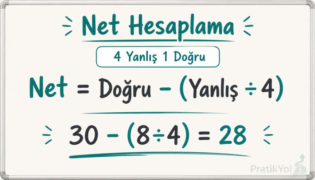 dgs net hesaplama formülü doğru yanlış