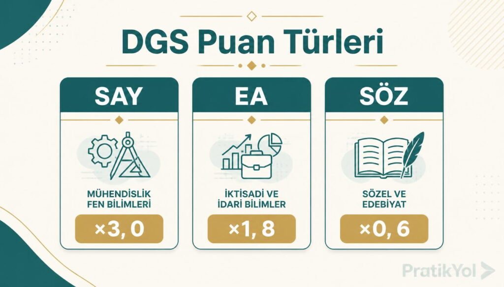 dgs puan türleri say söz ea katsayı