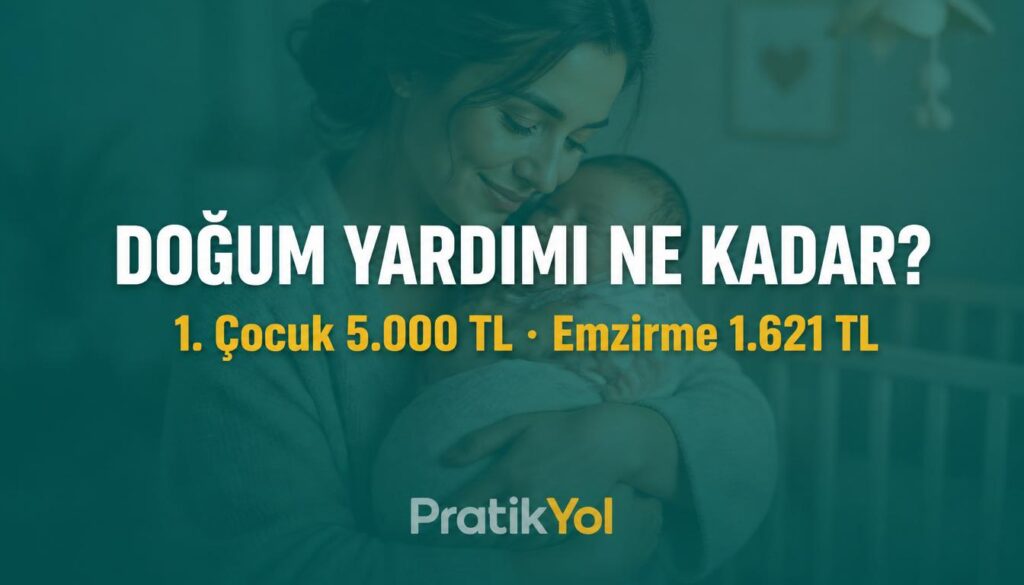 Doğum yardımı ne kadar 2026: tutarlar, şartlar ve emzirme ödeneği