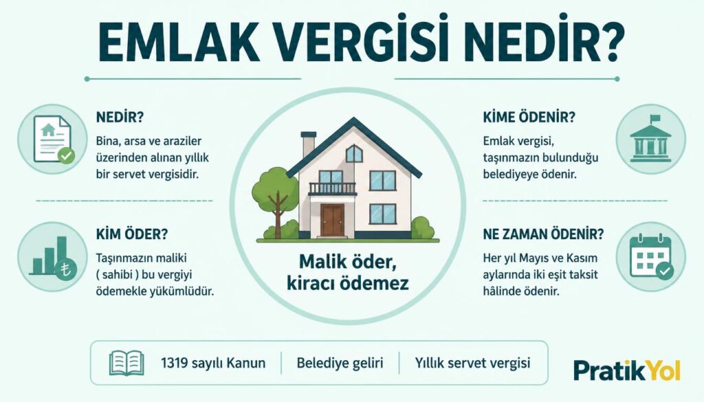 Emlak vergisi malik tarafından ödenir, belediye geliri