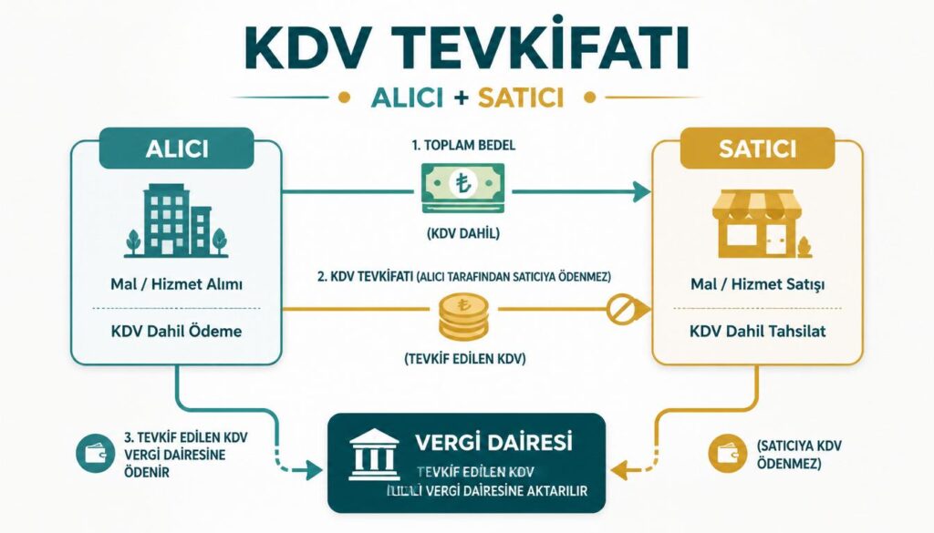 KDV tevkifatı tam kısmi alıcı satıcı vergi