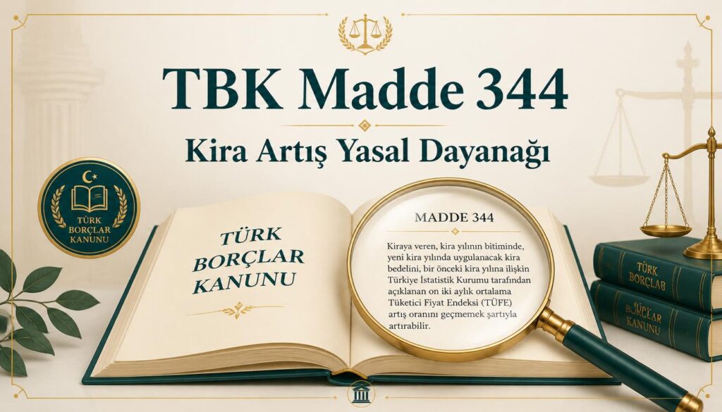 TBK 344 kira artış oranı yasal dayanak Türk Borçlar Kanunu