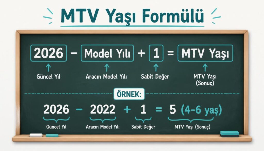 MTV hesaplama formül motor hacmi yaş matrah
