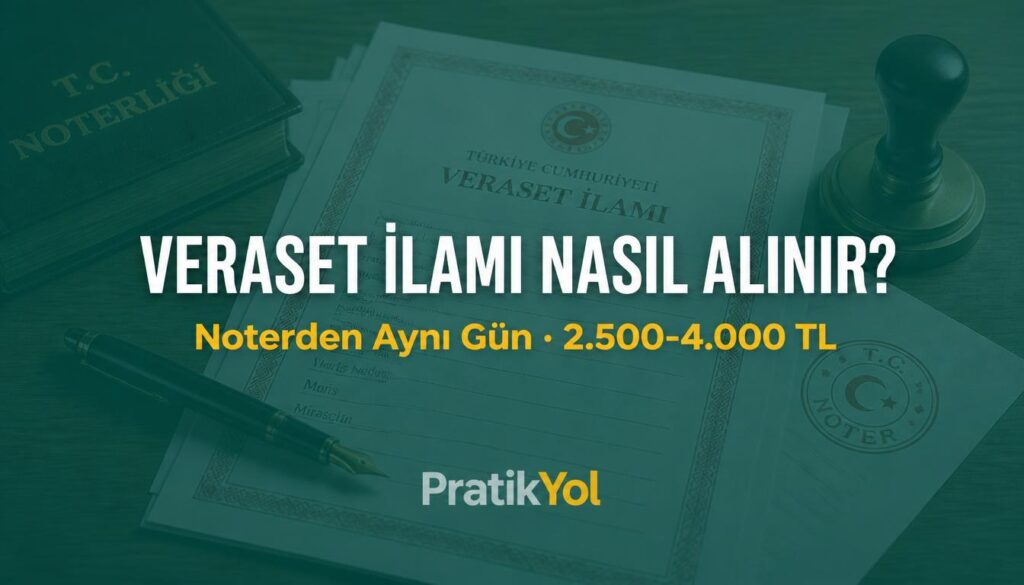 Veraset ilamı nasıl alınır: noter, mahkeme ve e-Devlet rehberi