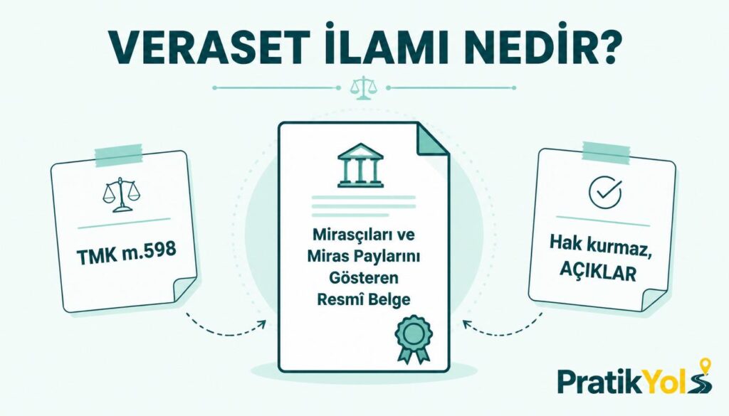 Veraset ilamı nedir: mirasçıları ve payları gösteren resmî belge