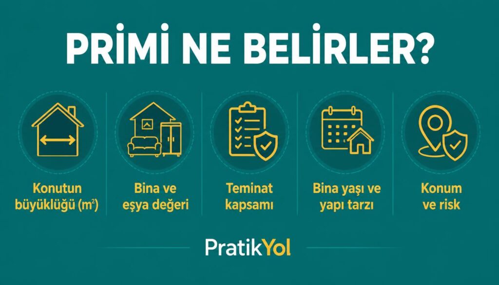 Konut sigortası primini ne belirler