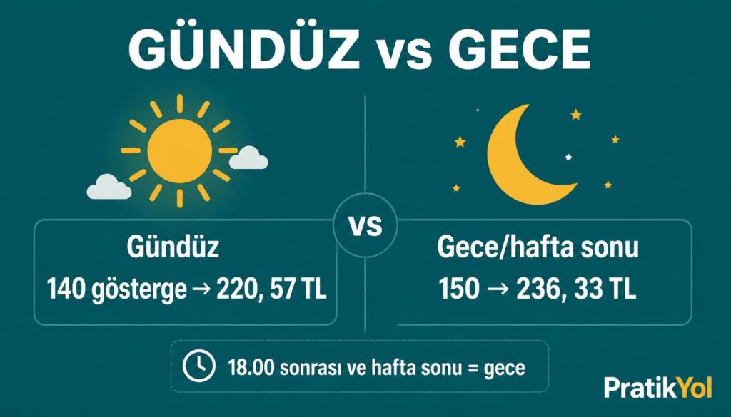 gündüz gece 140 150 gösterge
